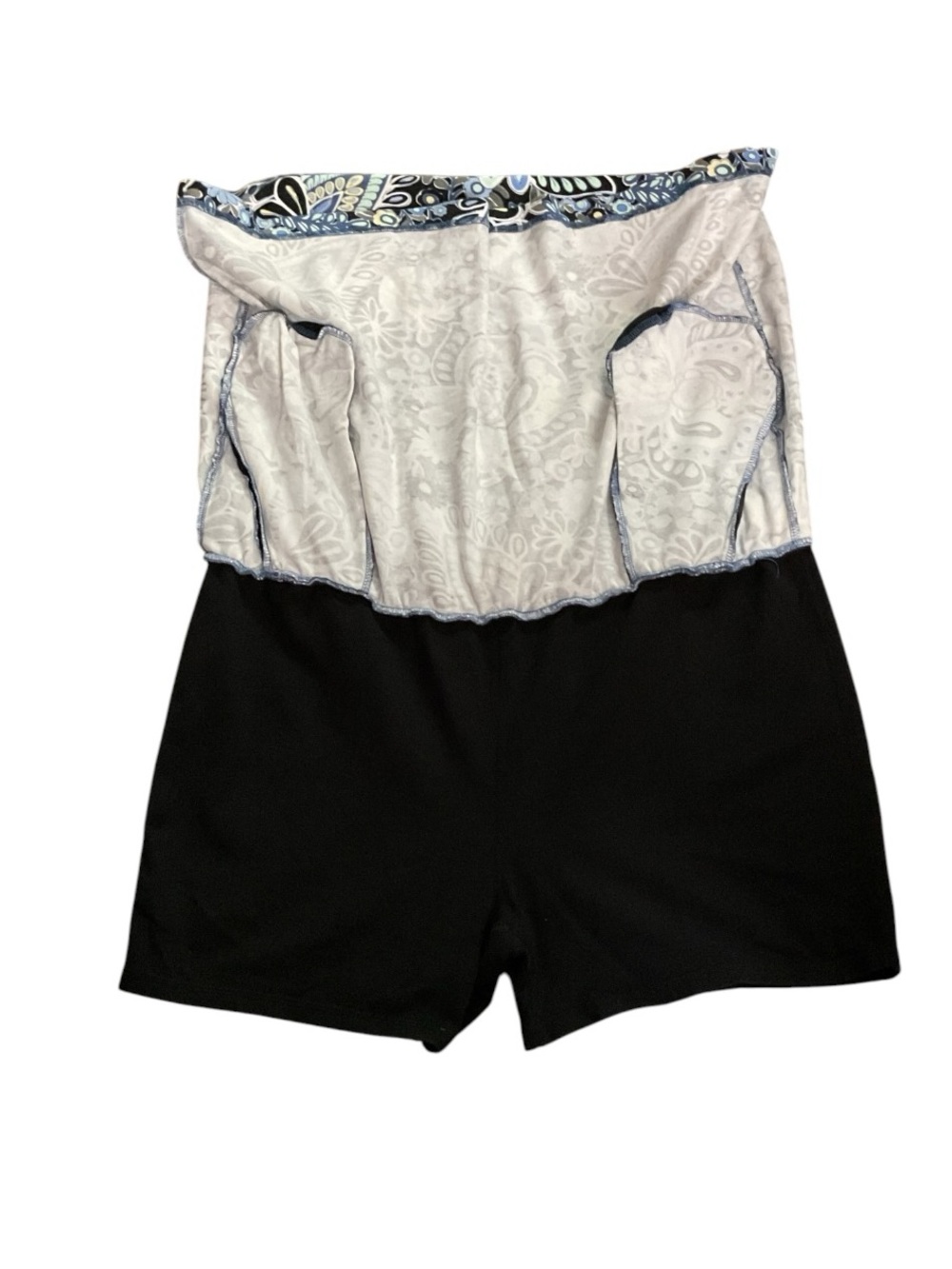 Talbots Black Mini Skirt Skort w/ Paisley Floral Print 🚨FINAL OFFER🚨 - Picture 3 of 5
